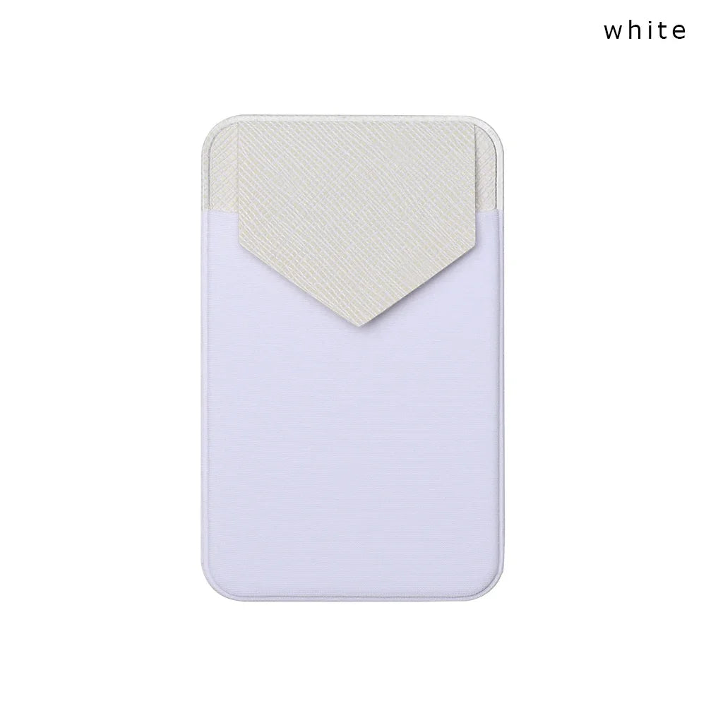 Elastic Mobile Phone Wallet Phone Credit ID Card Holder Adhesive Pocket Sticker Case Cellphone Credit Card Pocket