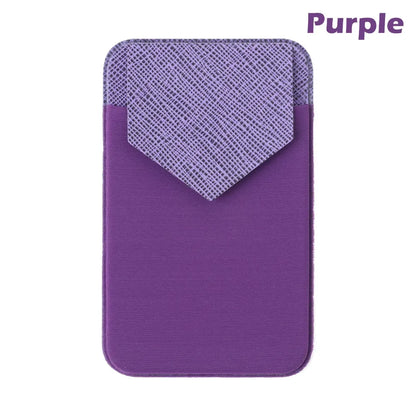 Elastic Mobile Phone Wallet Phone Credit ID Card Holder Adhesive Pocket Sticker Case Cellphone Credit Card Pocket