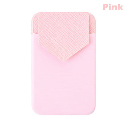 Elastic Mobile Phone Wallet Phone Credit ID Card Holder Adhesive Pocket Sticker Case Cellphone Credit Card Pocket