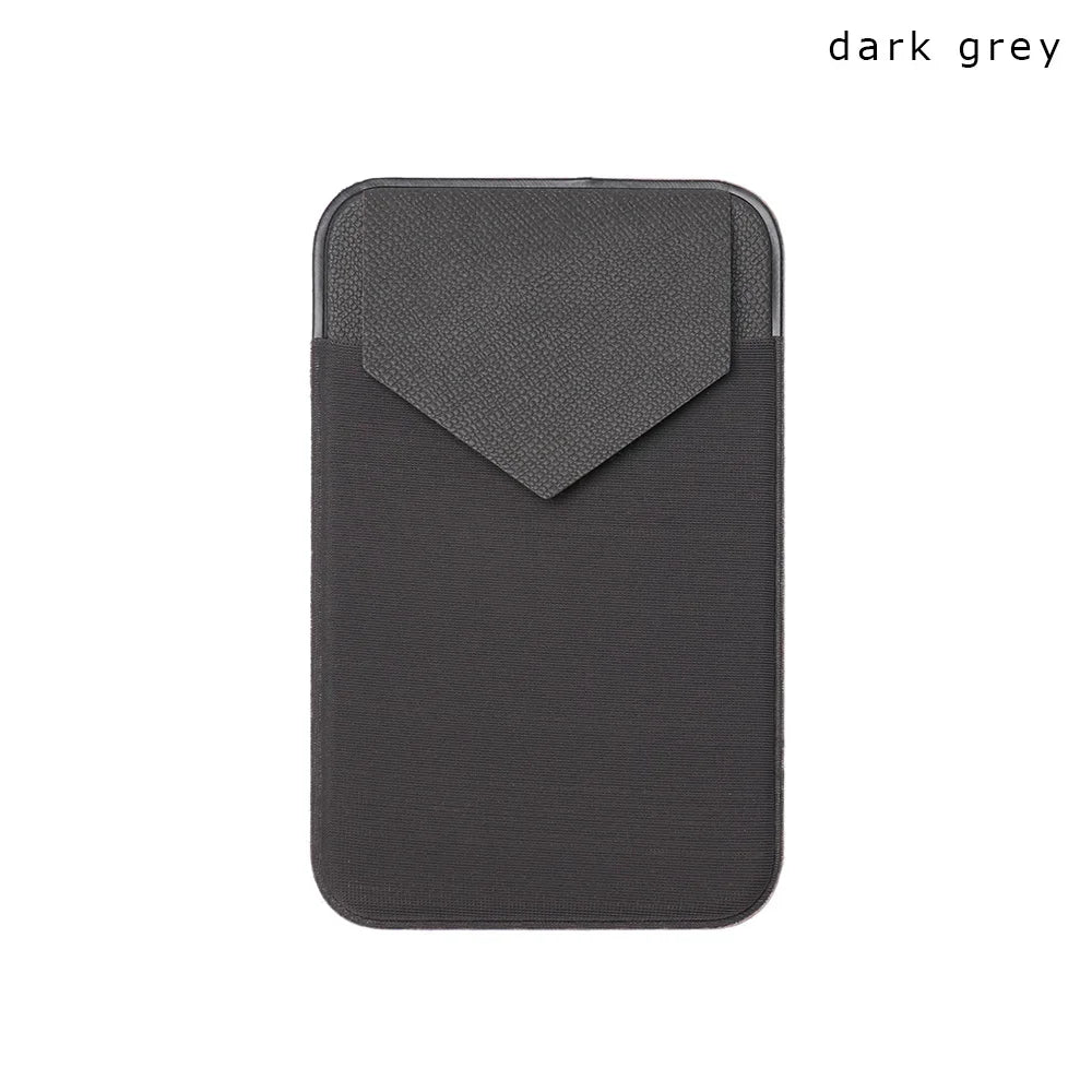 Elastic Mobile Phone Wallet Phone Credit ID Card Holder Adhesive Pocket Sticker Case Cellphone Credit Card Pocket