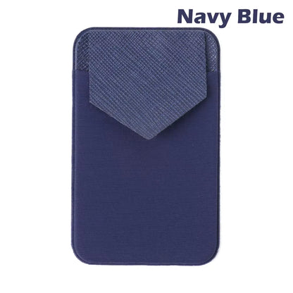 Elastic Mobile Phone Wallet Phone Credit ID Card Holder Adhesive Pocket Sticker Case Cellphone Credit Card Pocket